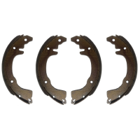 Panhard PL17 - 4 Rear Shoes - Green Lining - Shoes Width 30mm, New Lining Thickness 5mm. Lining Service on your Old Parts.