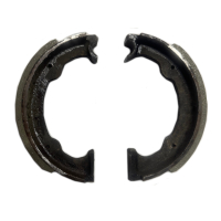 Royal Enfield 350 WDCO - 2 Front Shoes - Standard Lining - 25mm Width Shoes, New Lining Thickness 5mm. Lining Service on your Old Parts.