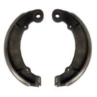 Ducati Mono 350cc Mark 3 Oldani Brakes - 2 Front Shoes - Green Lining - 33mm Width Shoes, New Lining Thickness 3.5mm. Lining Service on your Old Parts.