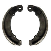 Ducati Mono 350cc Mark 3 Oldani Brakes - 2 Front Shoes - Standard Lining - 33mm Width Shoes, New Lining Thickness 3.5mm. Lining Service on your Old Parts.