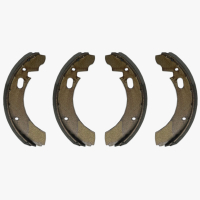 Vespa 400 - 4 Mâchoires Avant ou Arrière - Garniture Standard - Mâchoires Largeur 29.5mm, Garniture Neuve Epaisseur 5mm. Prestation de Garnissage sur vos Anciennes Pieces.