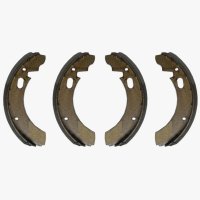 Vespa 400 - 4 Mâchoires Avant ou Arrière - Garniture Verte - Mâchoires Largeur 29.5mm, Garniture Neuve Epaisseur 5mm. Prestation de Garnissage sur vos Anciennes Pieces.