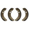 Vespa 400 - 4 Front or Rear Jaws - Green Trim - Jaws Width 29.5mm, New Trim Thickness 5mm. Upholstery service on your Old Parts.