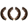 Renault 16, TL, TS, TX - Girling or Bendix - 4 Rear Shoes - Green Trim - Shoes Width 40mm, New Trim Thickness 5mm. Upholstery Service on your Old Parts.