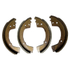 Peugeot 403L, 403U - 4 Front or Rear Brake Shoes - Standard Trim - 50mm Wide Brake Shoes, 5mm Thick New Brake Shoes. Re-upholstery Service for Your Old Parts.